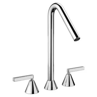 Nicolazzi Flag Смеситель для раковины, на 3 отв, h: 17см., цвет: хром