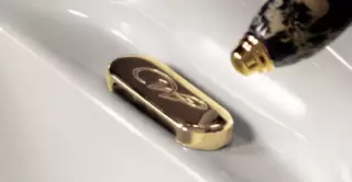 Kerasan Waldorf Заглушка для перелива, цвет золото