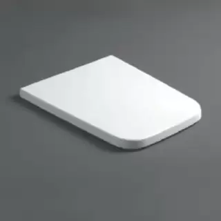 Simas Degrade Cидение для унитазов укороченных DE21/28, с микролифтом, цвет: белый/хром