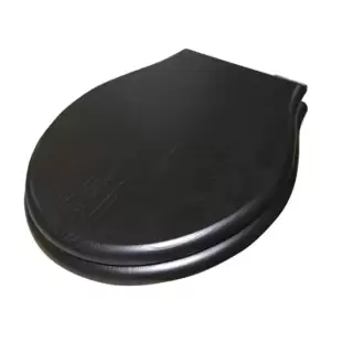 Globo Paestum Сиденье для унитазов, деревянное, микролифт, цвет: черный дуб/золото