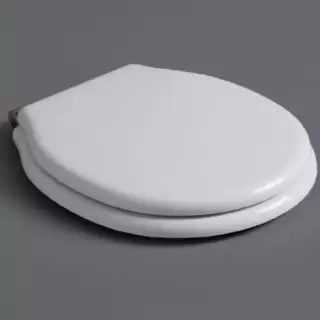 SIMAS Londra Сиденье для напольного унитаза, белый петли бронза