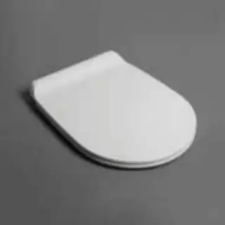 Simas Bormio Сиденье для унитаза белое, петли хром