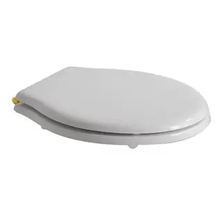 Globo Paestum Сиденье для унитаза, микролифт, цвет: белый/золото