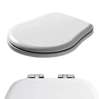 KERASAN Retro запчасть - Комплект шарниров (микролифт) для сиденья 108801/108840, цвет хром (только для сидений нового типа 2019г и позже)