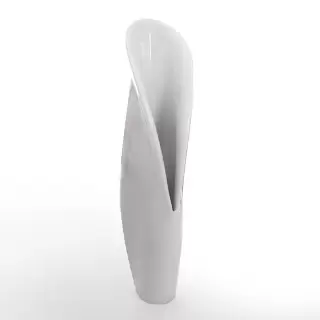 Kerasan Artwork Писсуар напольный 36х27см., "GROOVE", с креплением и сифоном, цвет: белый