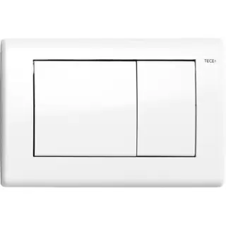 TECEplanus Панель смыва с двумя клавишами, белый глянцевый