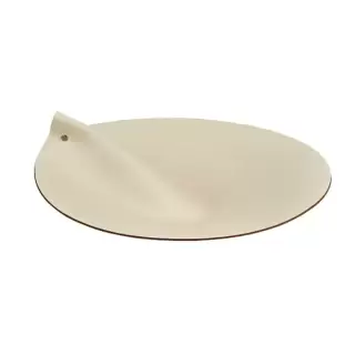 Colombo Adj Крышка для круглой корзины, D40 см, цвет: панна котта/белый