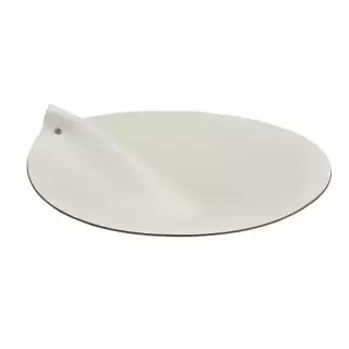 Colombo Adj Крышка для круглой корзины, D40 см, цвет: белый/панна котта