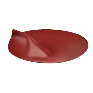 Colombo Adj Крышка для круглой корзины, D40 см, цвет: бордо/коньяк