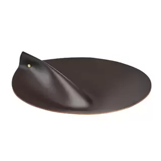 Colombo Adj Крышка для круглой корзины, D40 см, цвет: шоколад/капучино