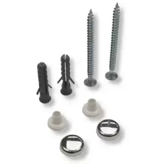 KERASAN Крепление вертикальное для напольных унитазов/биде, цвет хром