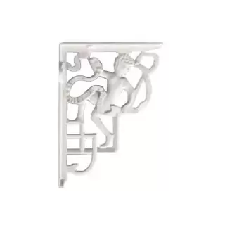 Devon&Devon Westminster/New Etoile/Etoile Декоративные скобы (12хh25,5 см) для высокого бачка (в комплекте пара), цвет: белый