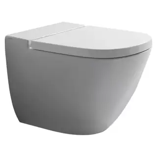 Globo Stockholm Унитаз напольный пристенный 58х37х42см, слив универсальный, цвет: белый