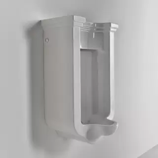 Kerasan Waldorf Писсуар подвесной с сифоном и компектом крепежей, цвет: белый