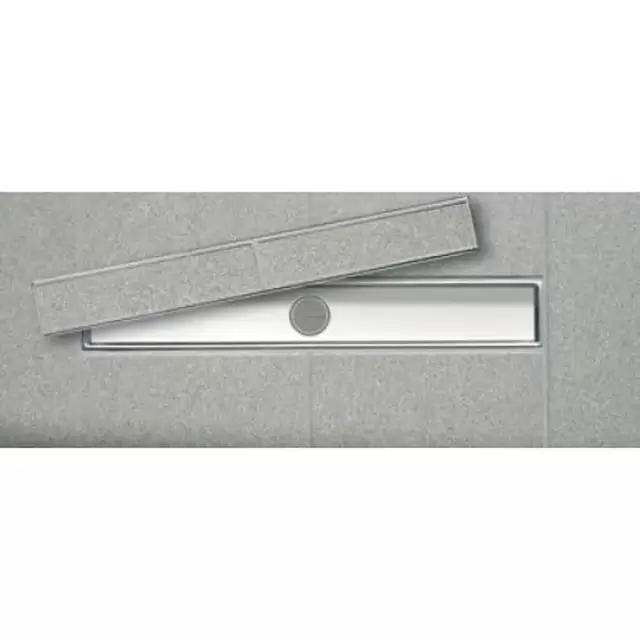 TECE drainline, Комплект для установки дренажного канала 1000 мм из нержавеющей стали для пристенного монтажа