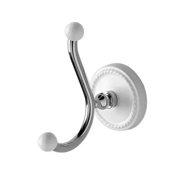 Devon&Devon Dorothy Вешалка-крючок подвесной, цвет: хром/белый
