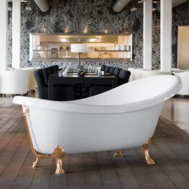 Knief Victorian Ванна отдельностоящая 174.5х83хh81/65см с 4-мя латунными ножками "лапа льва"