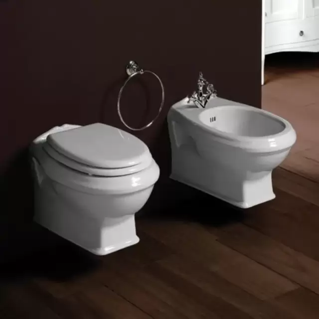 SIMAS Arcade Унитаз подвесной 37х51см, безободковый "Rimless", цвет: белый