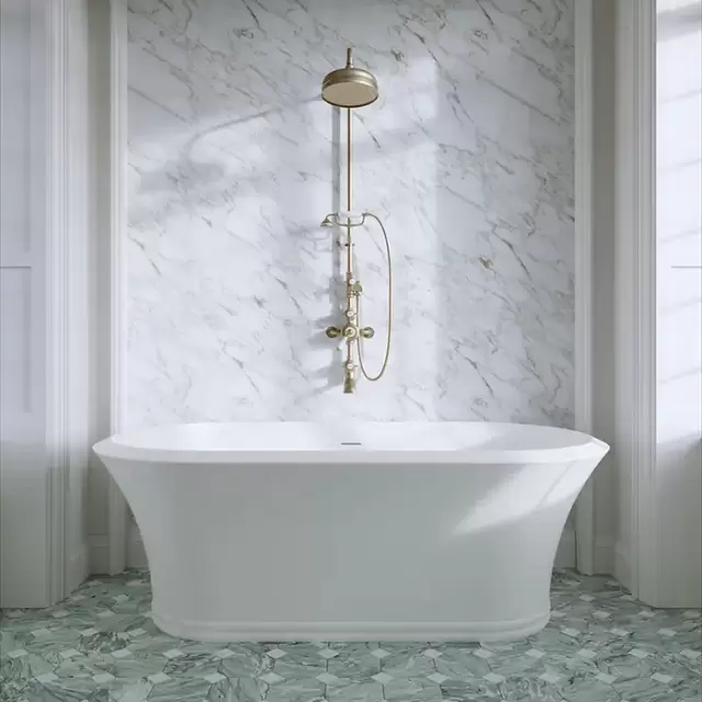 Devon&Devon Kalos Ванна отдельностоящая из материала WHITE-TEC 170х60х88,1 см, цвет белый