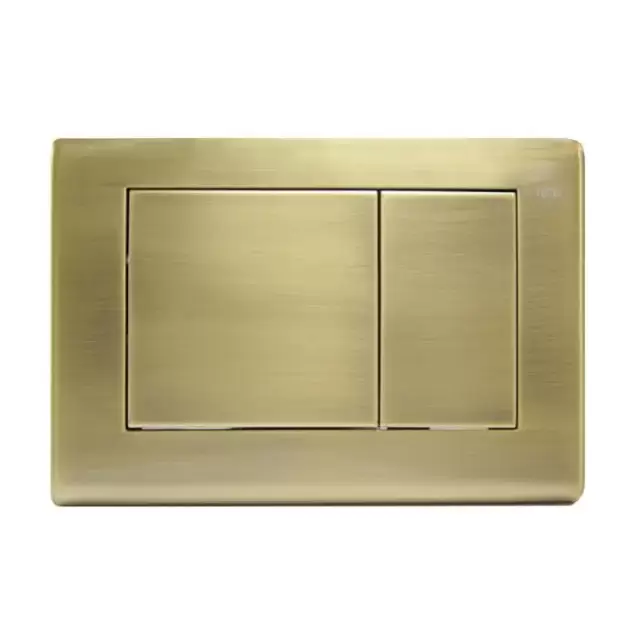 TECEplanus Панель смыва, 2 клавиши, состаренная латунь