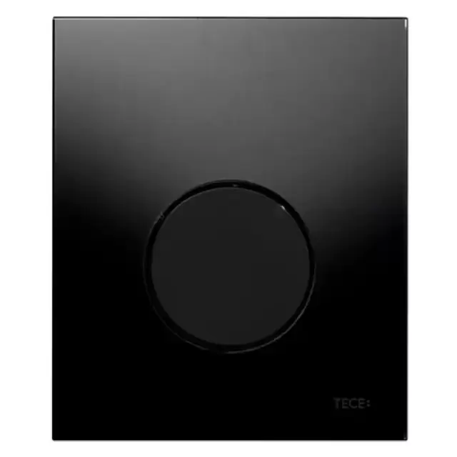 TECEloop Панель смыва для писсуара из черного стекла, цвет: черный