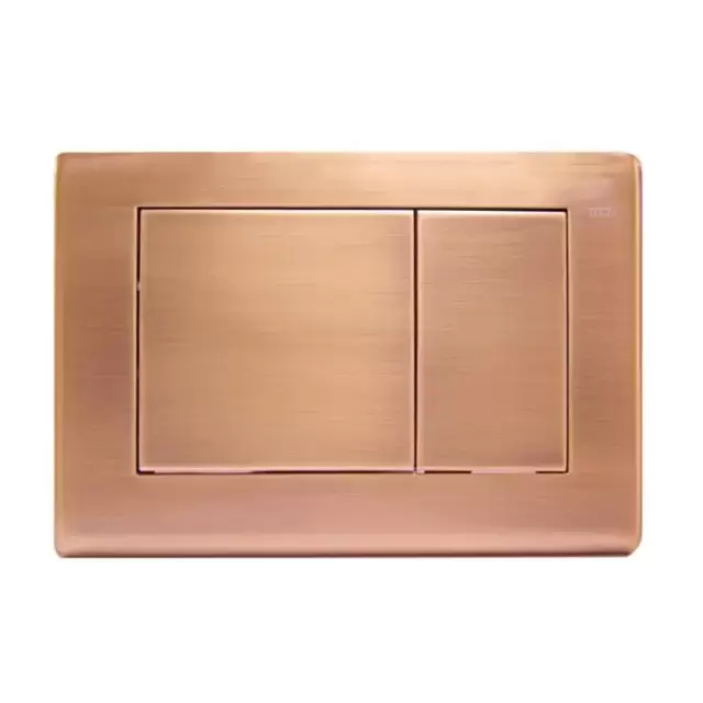 TECEplanus Панель смыва, 2 клавиши, цвет: состаренная медь