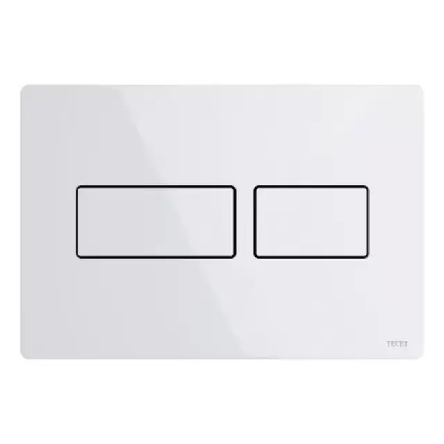 TECEsolid Панель смыва с двойной системой смыва для унитаза, цвет: белый глянцевый