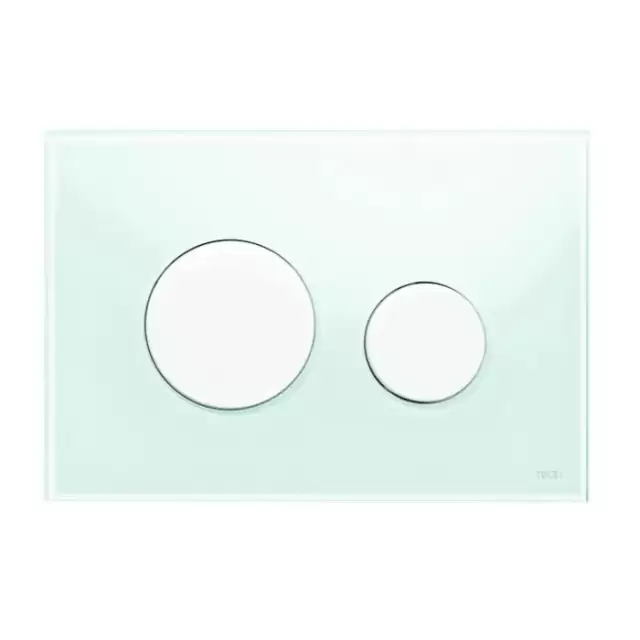 TECEloop Панель смыва, цвет: стекло зеленое/белый.