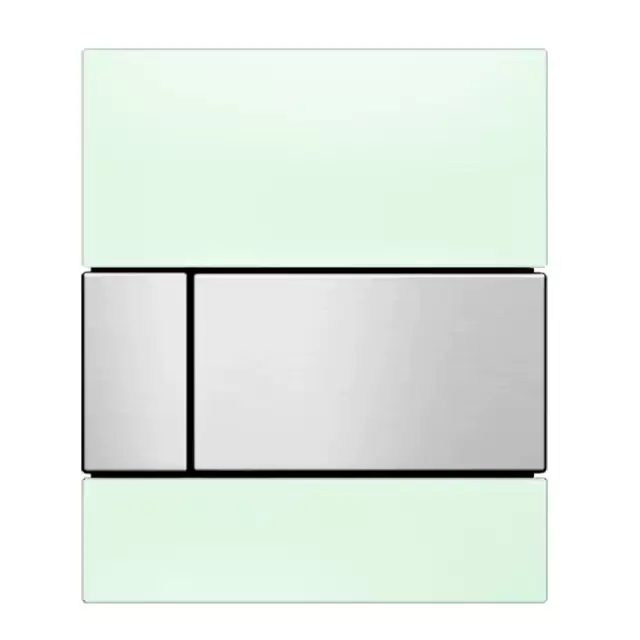 TECE TECEsquare Urinal Панель смыва для писсуара, стекло зеленое, цвет: нержавеющая сталь