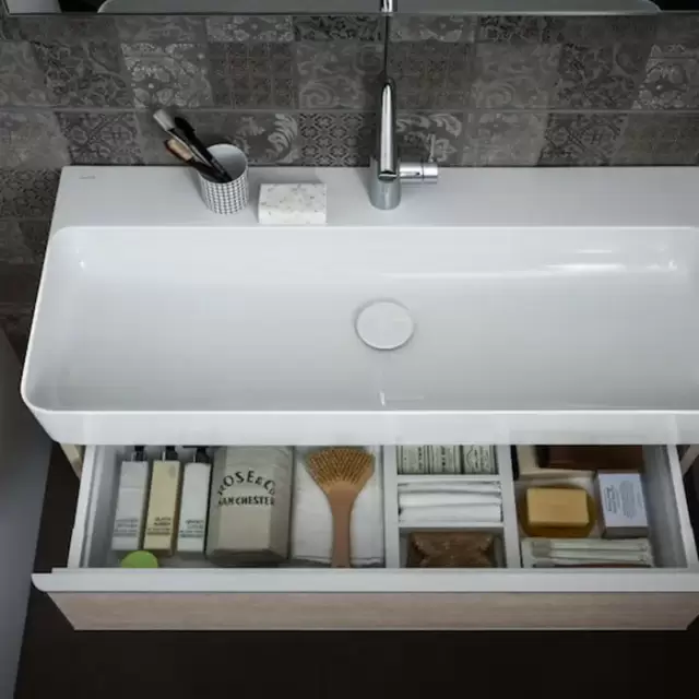 Laufen VAL Раковина 95х42х11.5 см, 1 отв., покрытие LLC, цвет: белый