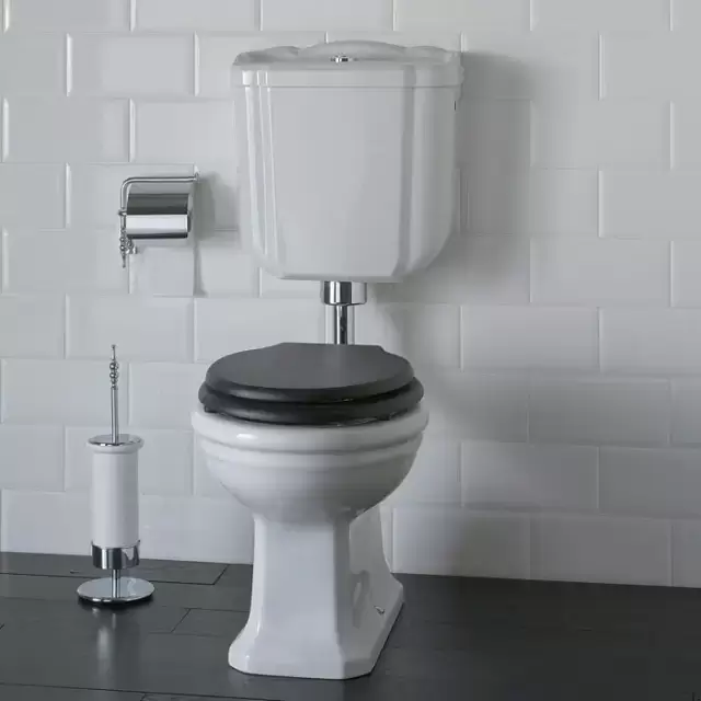 Globo Paestum Унитаз напольный 58х37,5см, слив универсальный, со средней трубой, фурнитурой, цвет: белый/хром