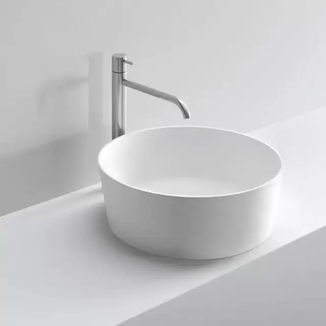 NOORTH milldue edition Раковина 45x15 см, без отв., накладная, цвет: белый