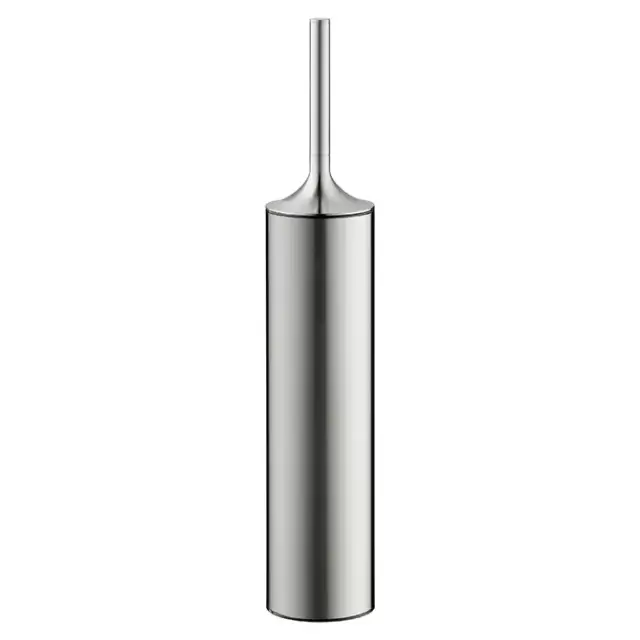 Duravit Starck T Туалетный ершик, напольный, цвет: Stainless steel Brushed