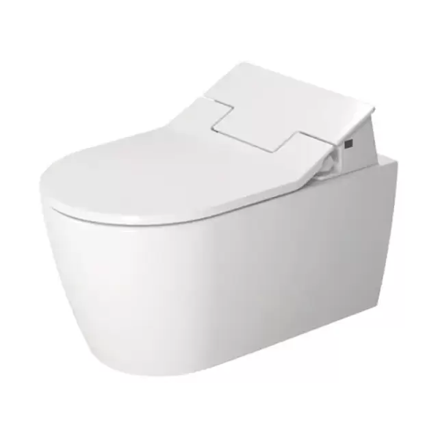 DURAVIT Me by Starck Унитаз подвесной безободковый 57х37см., для крышки-биде Sensowash, с креплением, цвет: белый