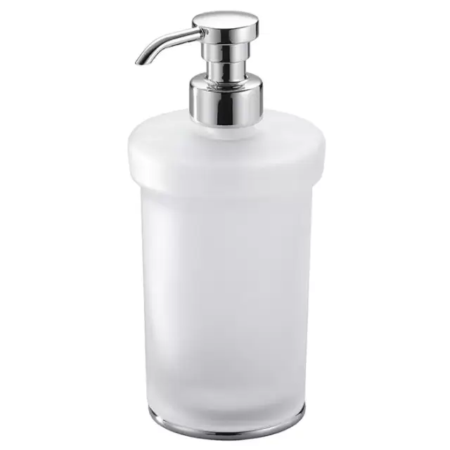 Colombo Link Дозатор для жидкого мыла, цвет: хром/матовое стекло