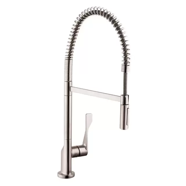 Axor Citterio Смеситель для кухни Semi-Pro, однорычажный, на 1 отв, излив: 270мм, цвет: под сталь