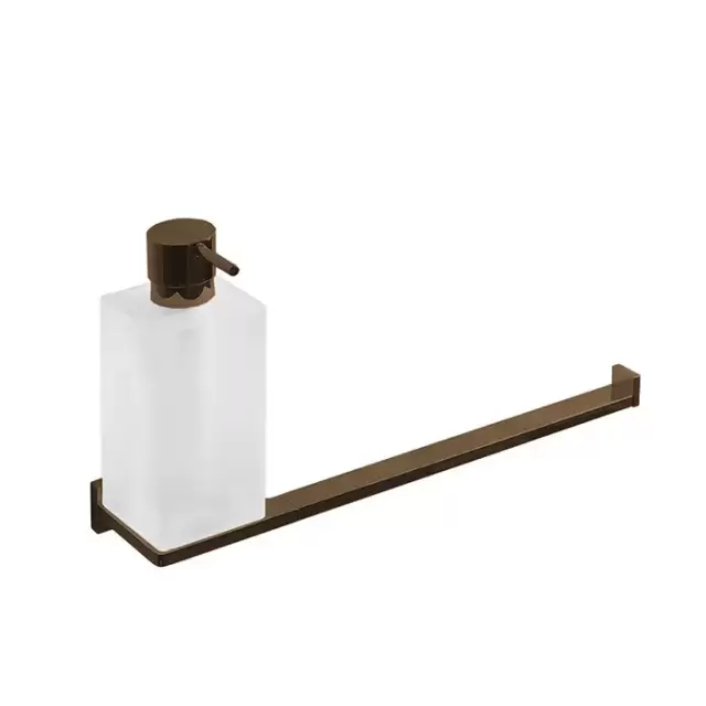 Colombo Look Дозатор для жидкого мыла с полотенцедержателем, подвесной, цвет: PVD Vintage Matt