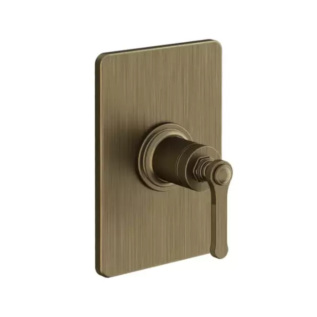 Gessi Venti20 Смеситель для душа, встраиваемый, цвет: Antique Brass