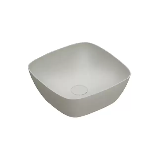 Catalano Alvea Раковина 40x40см накладная, без отв., цвет: Cemento Satinato