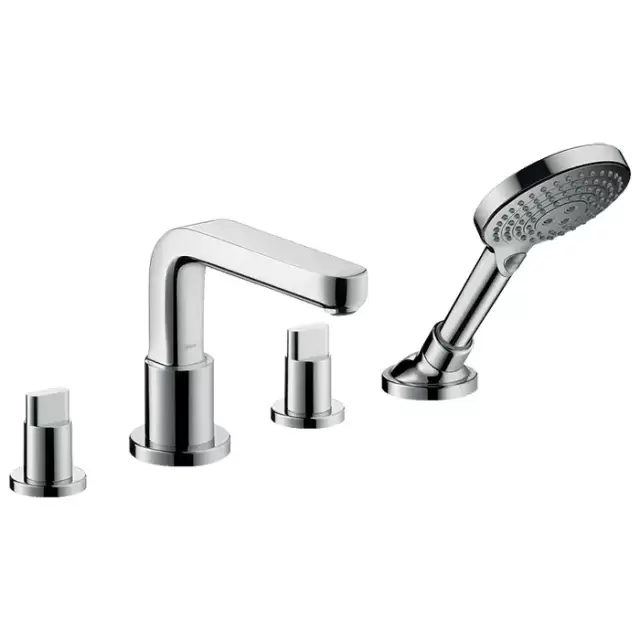 Hansgrohe Metris S Смеситель на борт ванны, 4 отв., цвет: хром