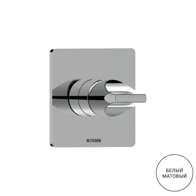 Bossini Apice Смеситель для душа, встраиваемый, цвет: белый матовый
