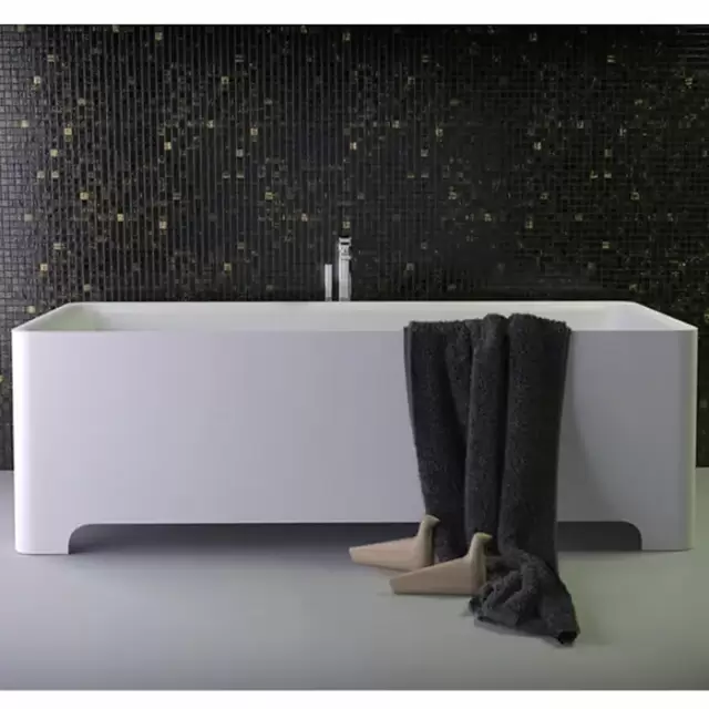 KNIEF Feel Ванна отдельностоящая 180х80х50 см, со сливом, цвет: белыйматовый