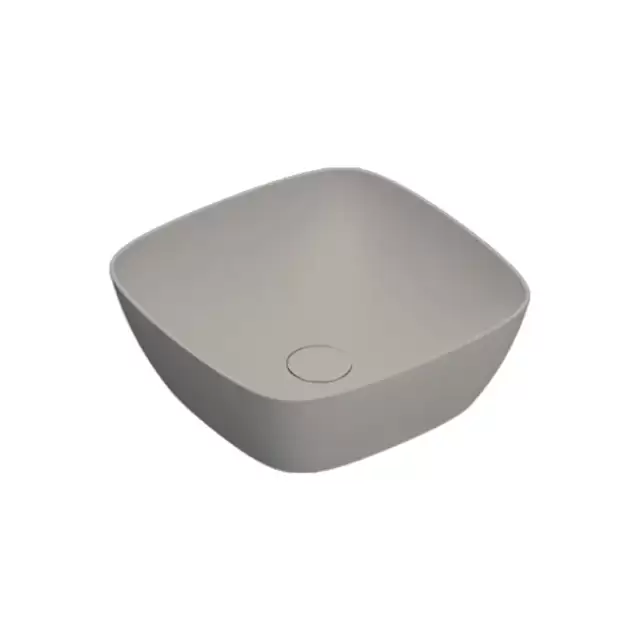 Catalano Alvea Раковина 40x40см накладная, без отв., цвет: Tortora Satinato