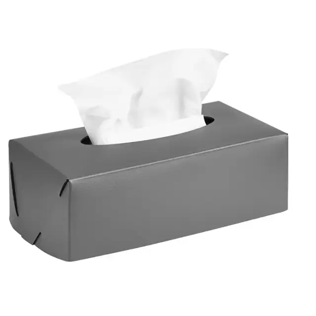 Colombo Adj Салфетница Kleenex, 23x12H7,5 см, цвет: черный/серый