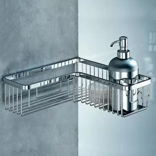 Colombo Angolari Угловая полочка, цвет: хром