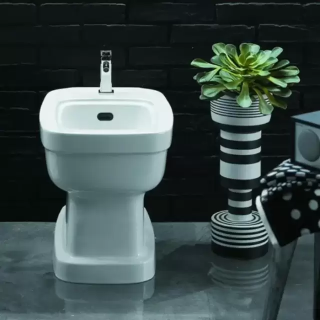 SIMAS Evolution Биде напольное 54х37см с 1 отв. под смеситель, цвет: белый