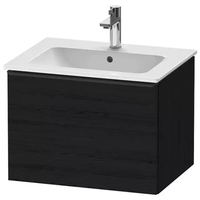 Duravit D-Neo Тумбочка подвесная 101х46.2x62.5см., раковина, 1 ящик цвет: Black Oak