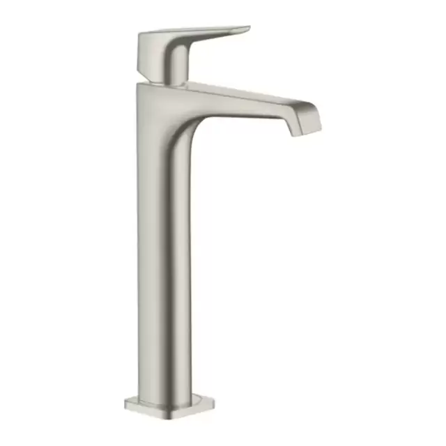 Axor Citterio E Смеситель для раковины 250, на 1 отв., высокий, с донным клапаном, цвет: сталь