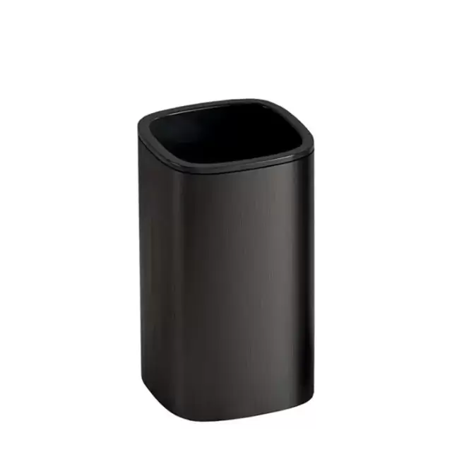 Colombo Trenta Стакан настольный, цвет: PVD графит матовый