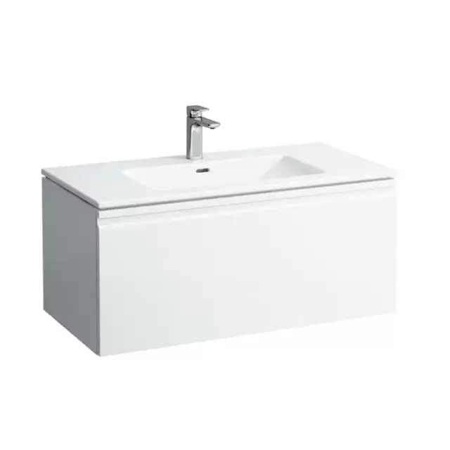 Laufen Pro S Тумба с раковиной 100х50х46см, подвесная, цвет: белый глянцевый